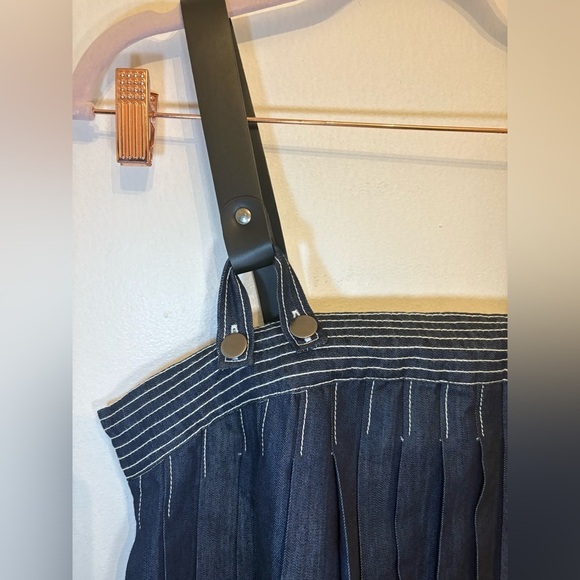 Pilcro Dark Blue Mini Dress with Black Straps - Picture 6 of 7